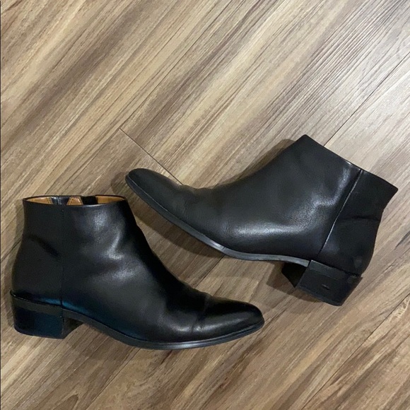 Coach Black Pointed Toe Booties